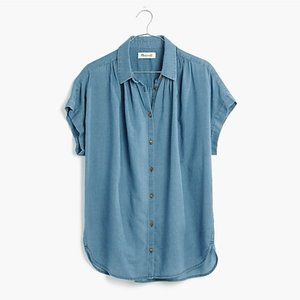 Madewell Central Shirt in Bright Indigo